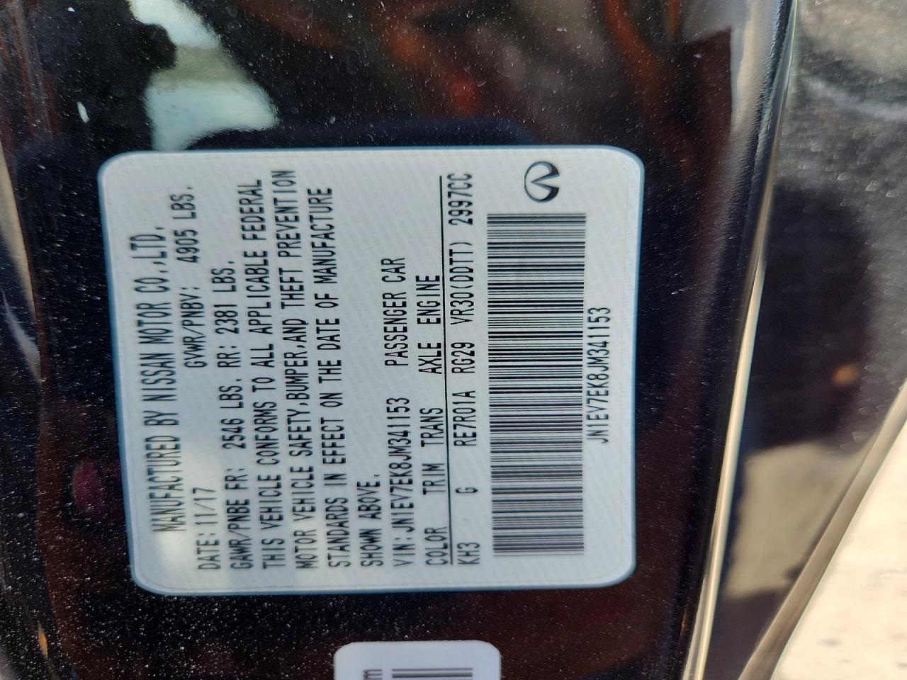 2018 Infiniti Q60 3.0T Luxe - zdjęcie 12
