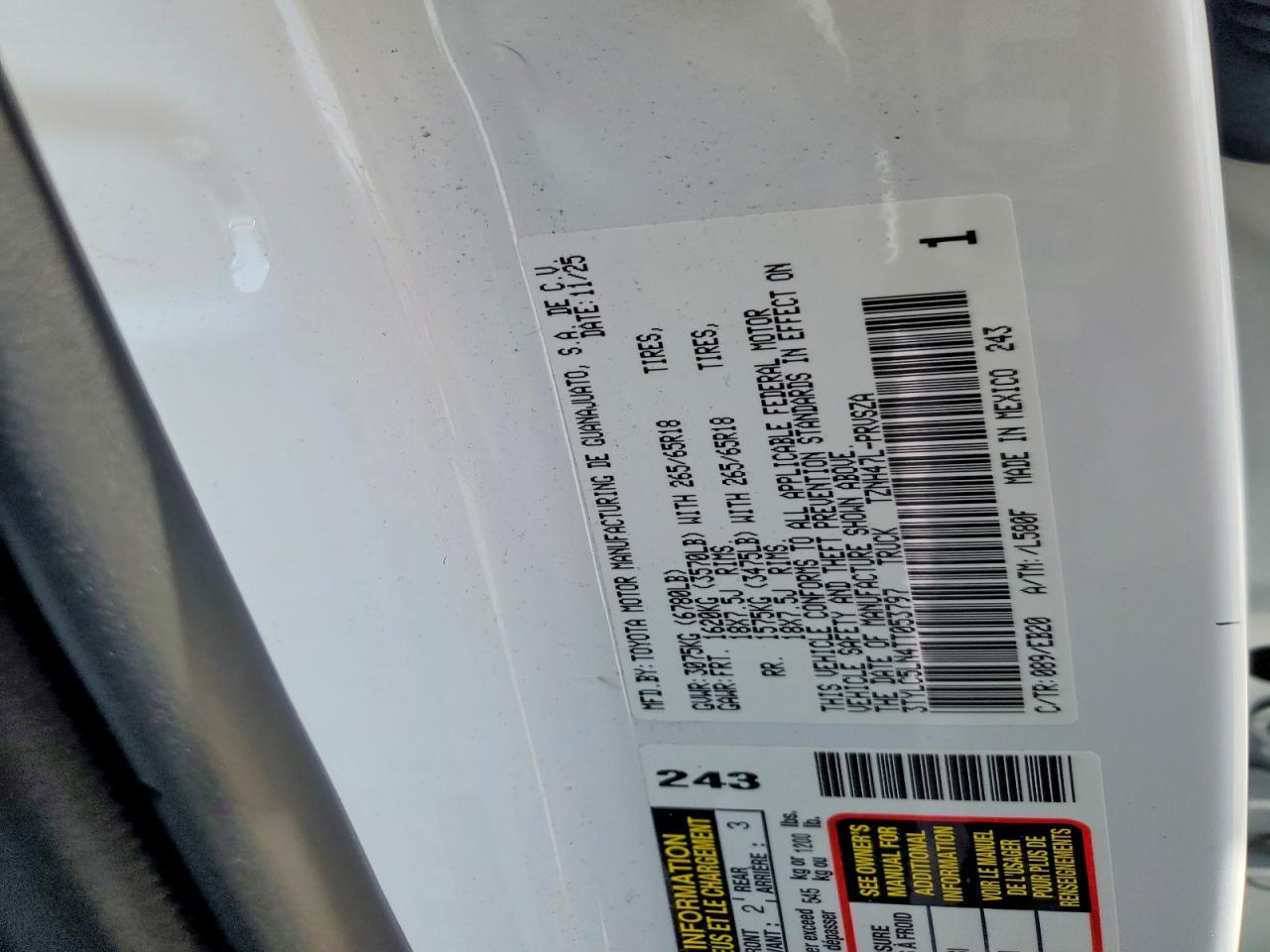 2026 Toyota Tacoma Limited Hv - zdjęcie 12