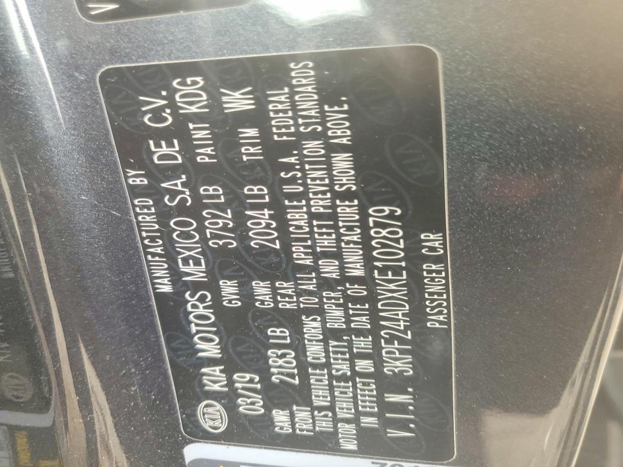 2019 Kia Forte Lxs - zdjęcie 12