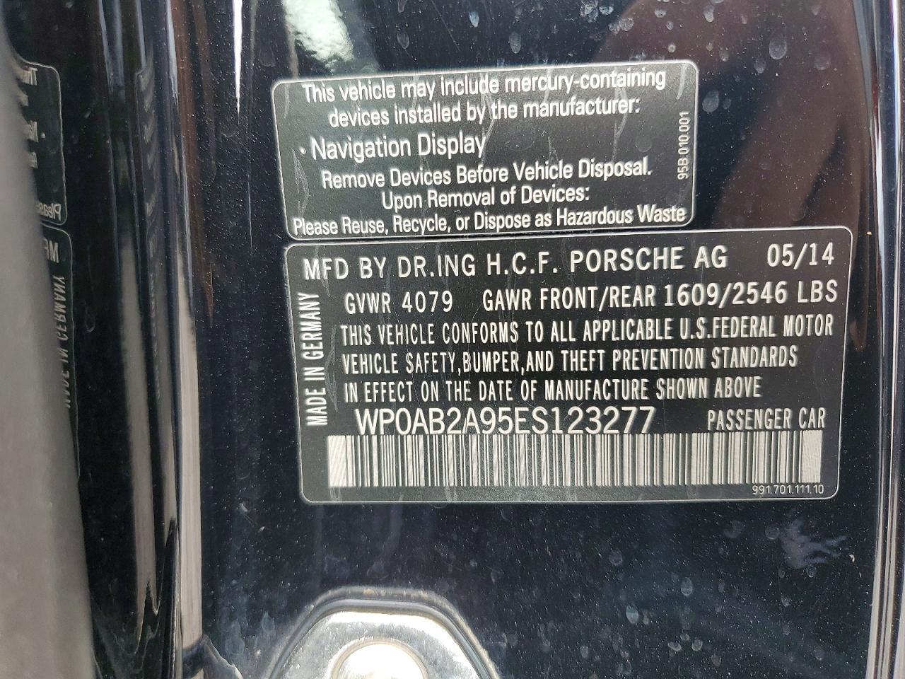 2014 Porsche 911 Carrera S - zdjęcie 12