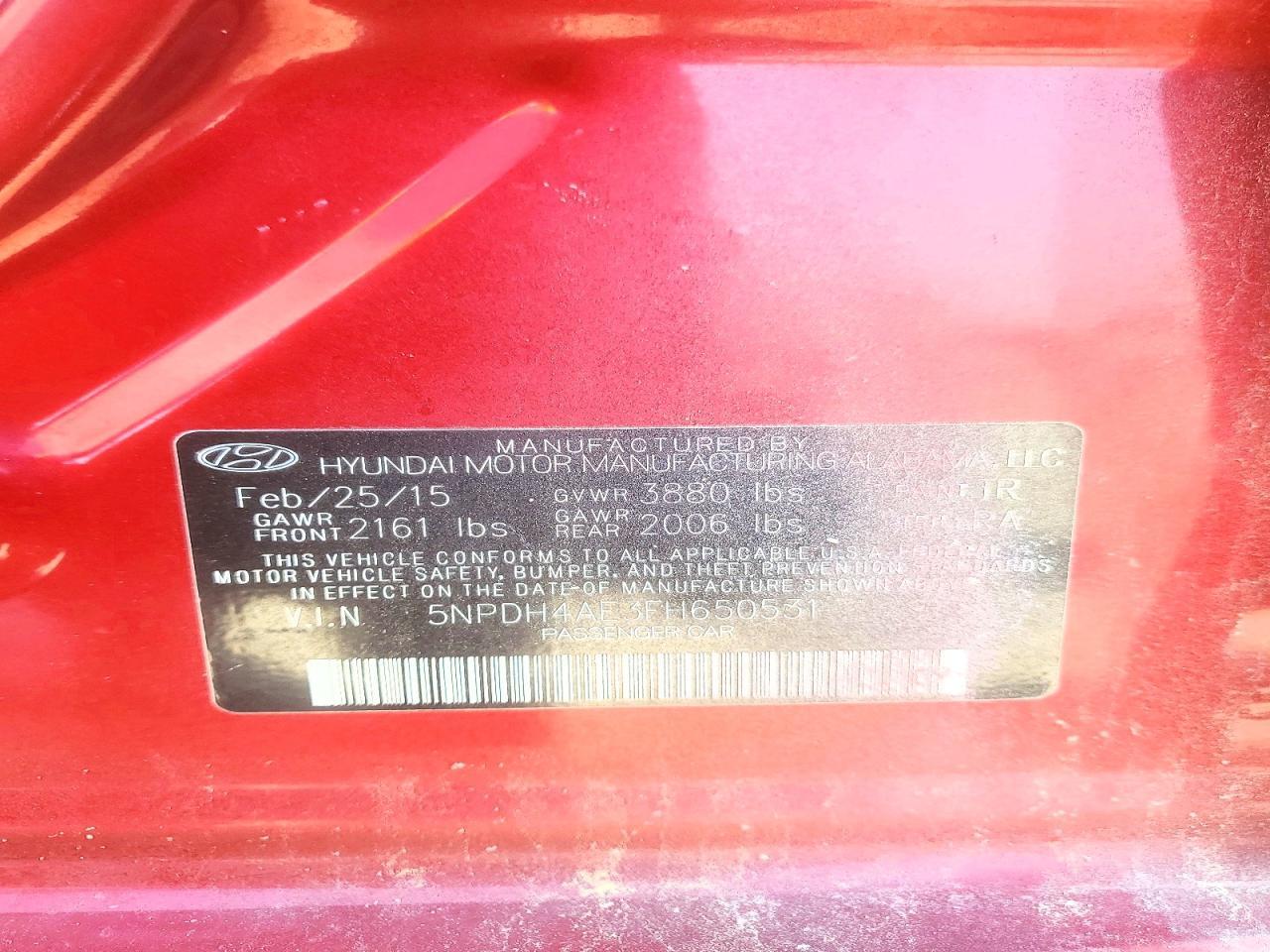 2015 Hyundai Elantra Se - zdjęcie 12