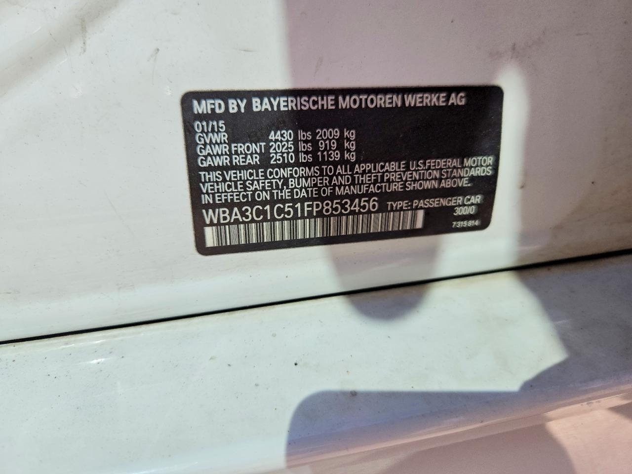 2015 BMW 328 I Sulev - zdjęcie 12
