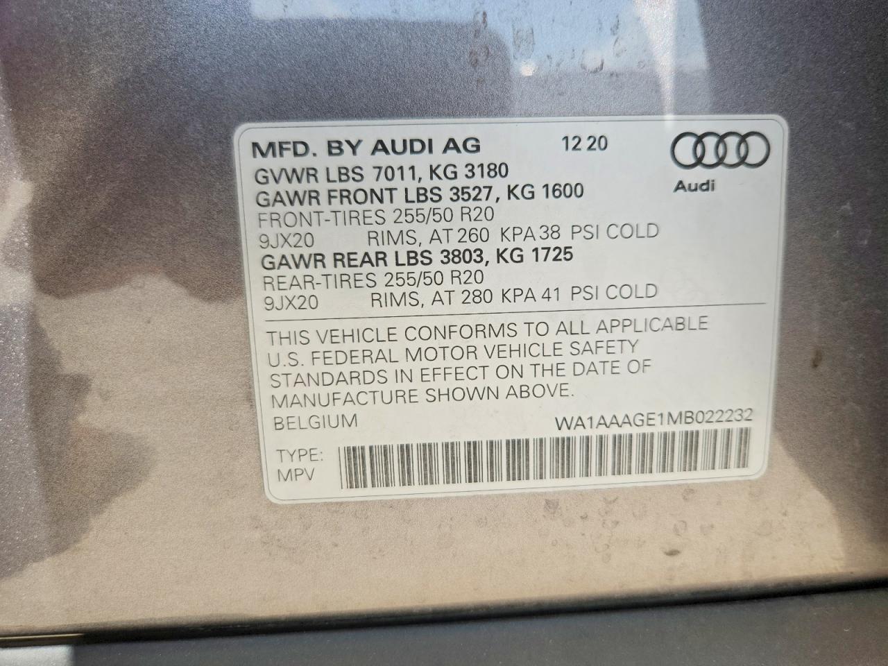 2021 Audi E-Tron Premium - zdjęcie 12