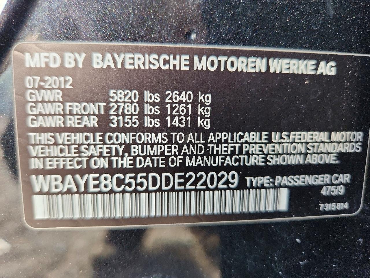 2013 BMW 750 Li - zdjęcie 12