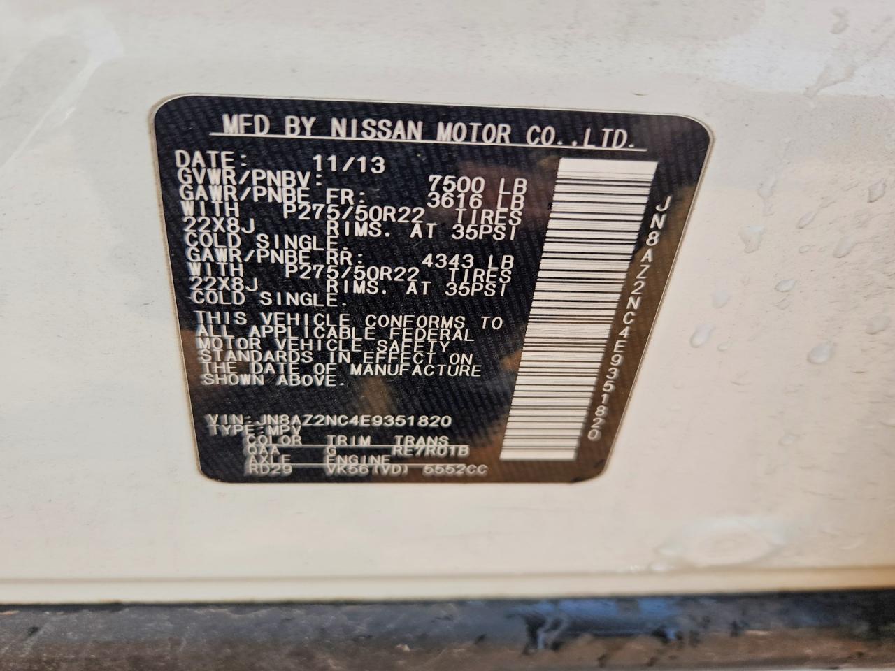 2014 Infiniti Qx80 Base - zdjęcie 13