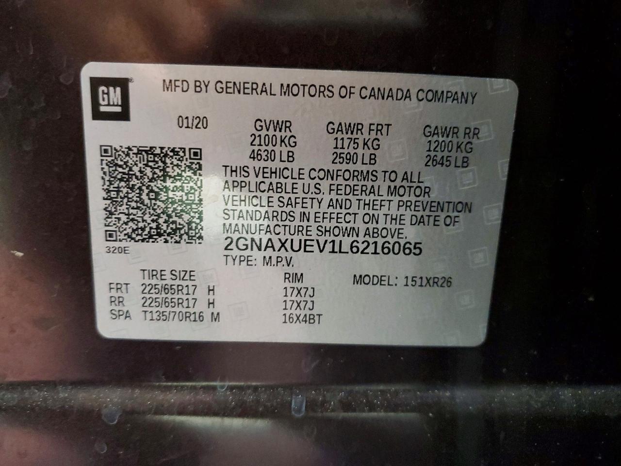 2020 Chevrolet Equinox Lt - zdjęcie 14