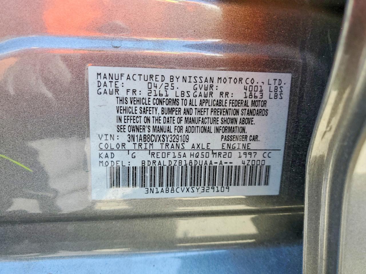 2025 Nissan Sentra Sv - zdjęcie 12