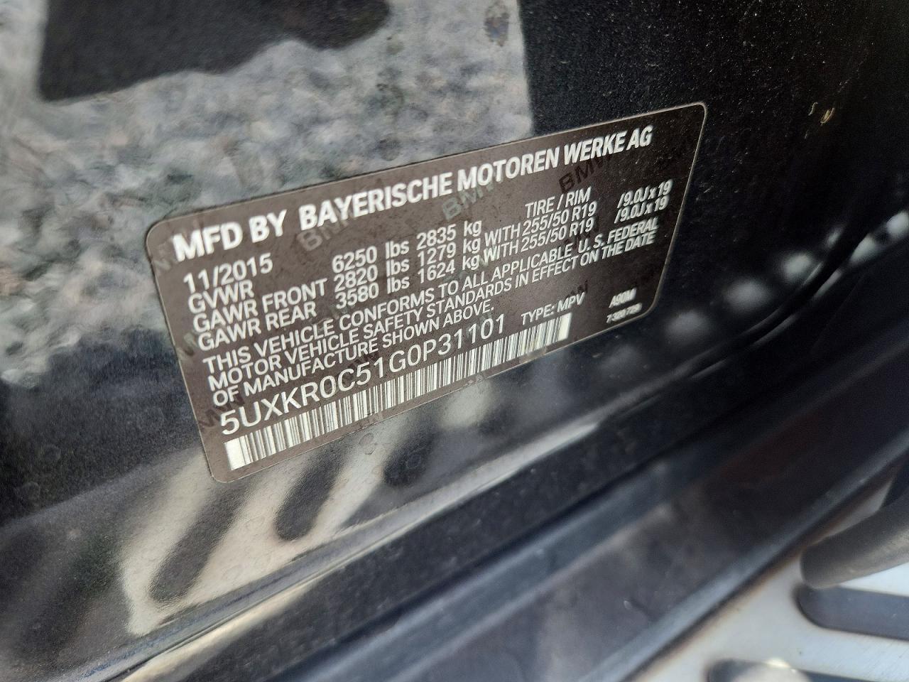 2016 BMW X5 xDrive35I - zdjęcie 13