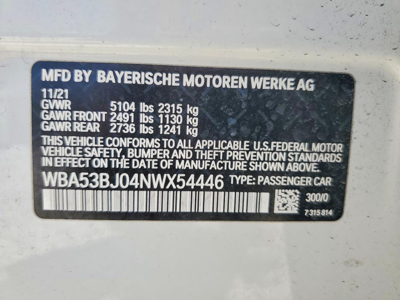 2022 BMW 540 I - zdjęcie 12