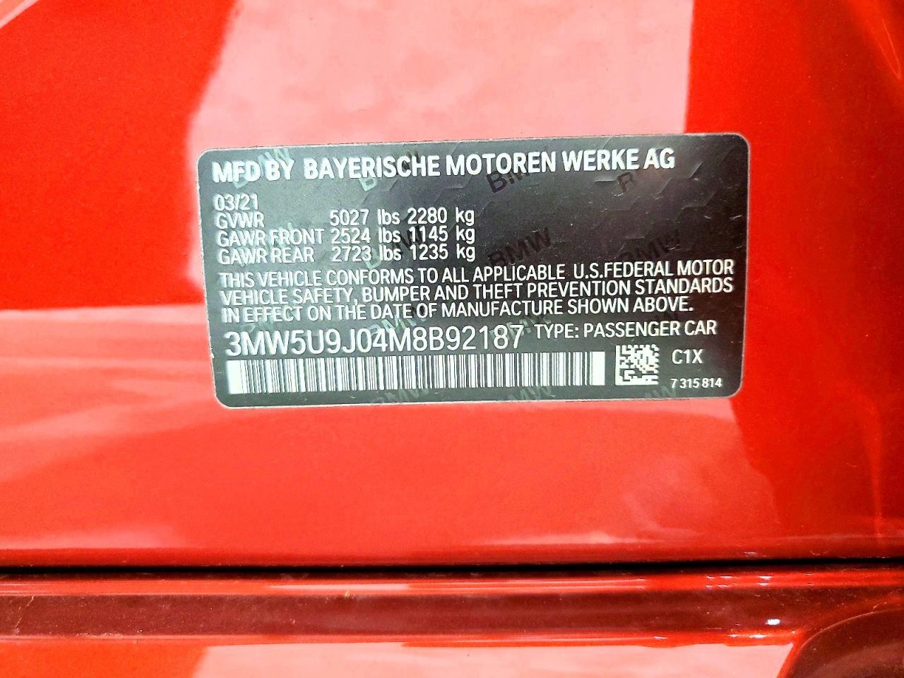 2021 BMW Seria 3 M340i - zdjęcie 13
