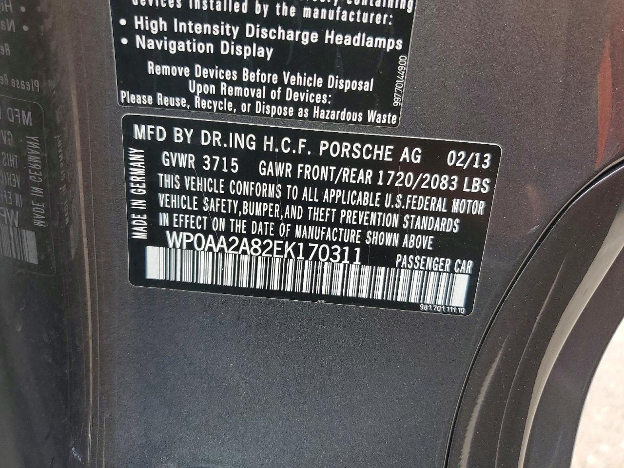 2014 Porsche Cayman - zdjęcie 12