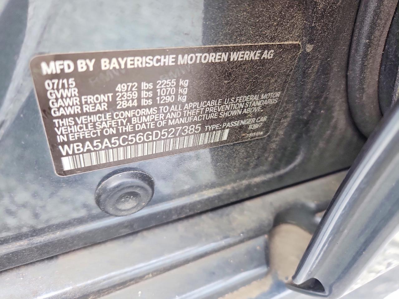 2016 BMW 528 I - zdjęcie 12