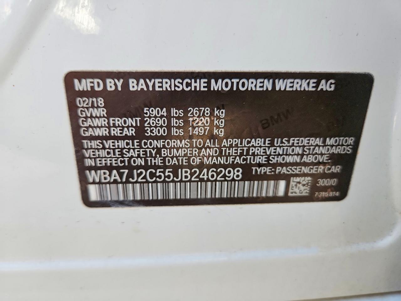 2018 BMW Seria 7 740e - zdjęcie 12