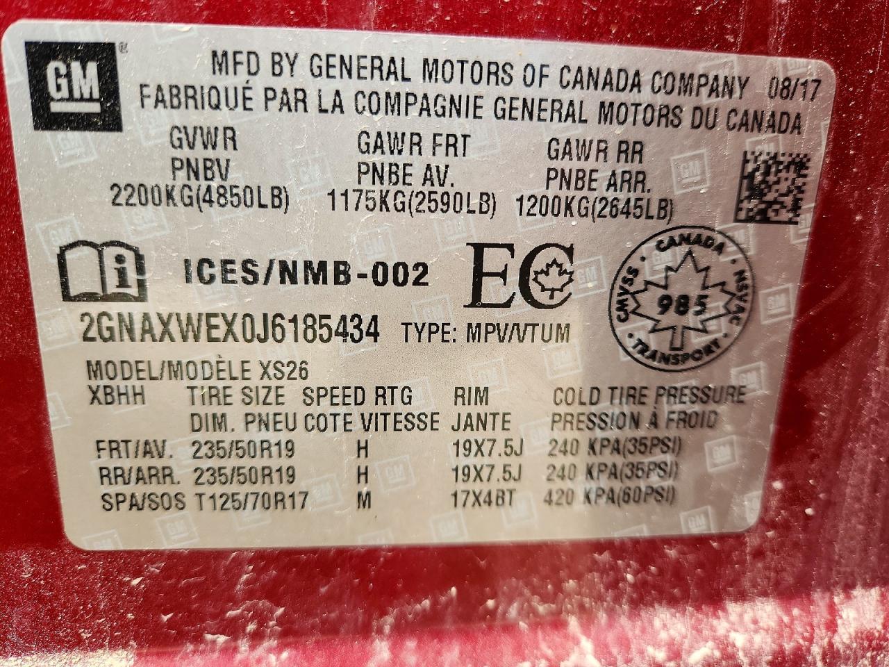 2018 Chevrolet Equinox Premier - zdjęcie 14