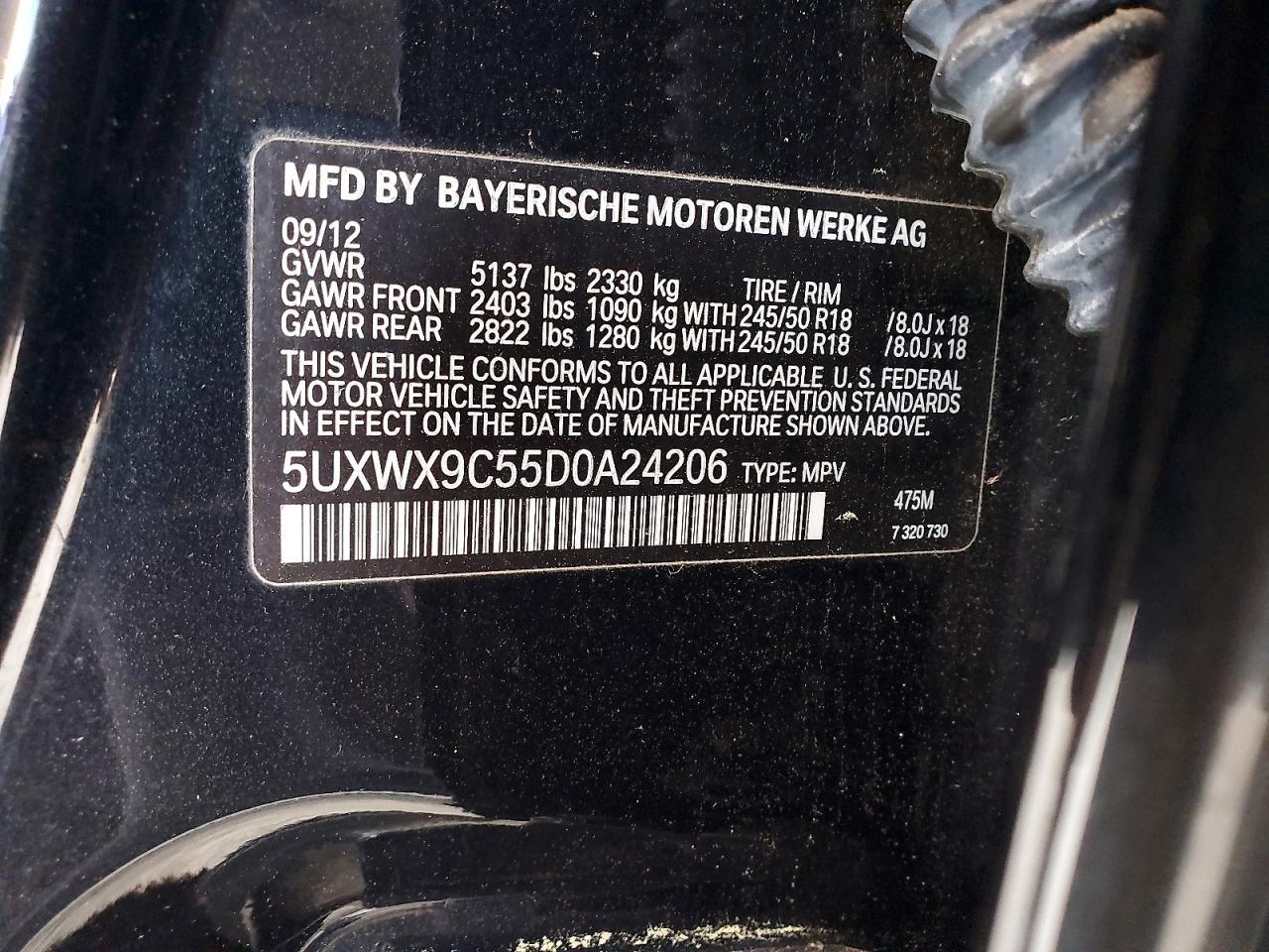 2013 BMW X3 xDrive28I - zdjęcie 12
