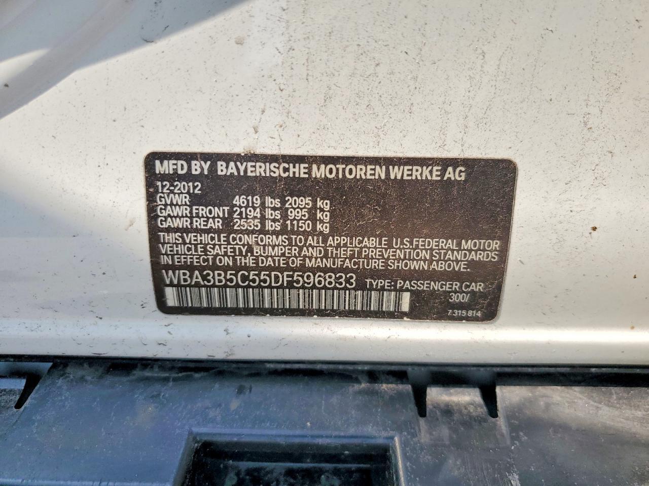 2013 BMW Seria 3 328i - zdjęcie 12