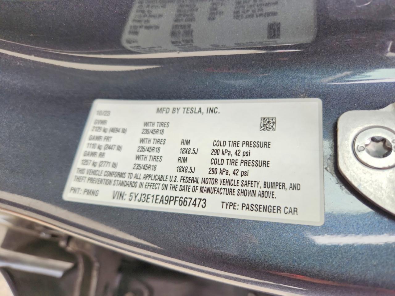 2023 Tesla Model 3 - zdjęcie 12