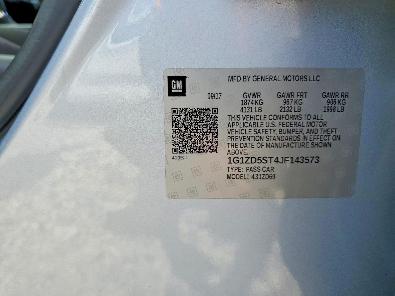 2018 Chevrolet Malibu Lt - zdjęcie 12