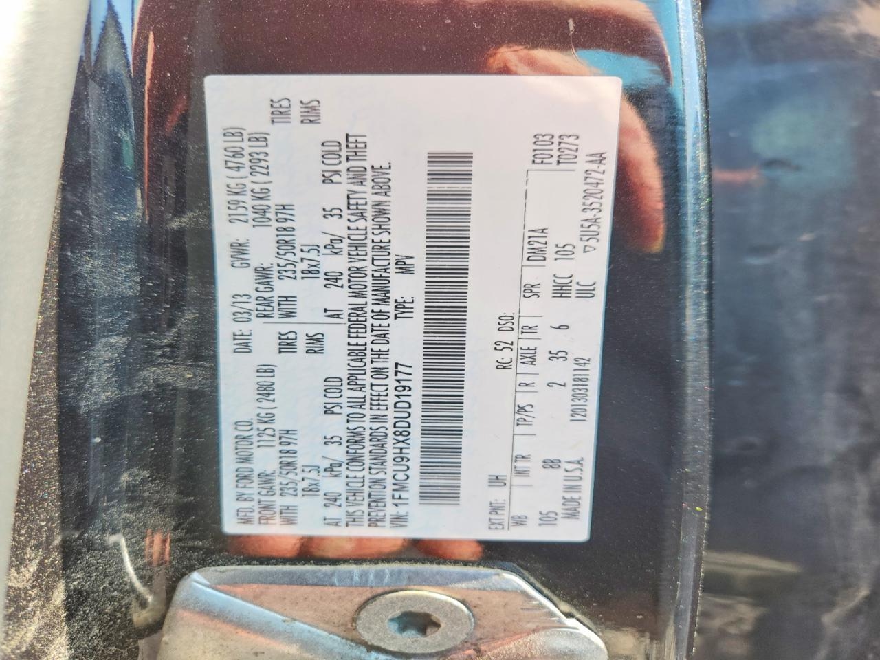 2013 Ford Escape Sel - zdjęcie 13