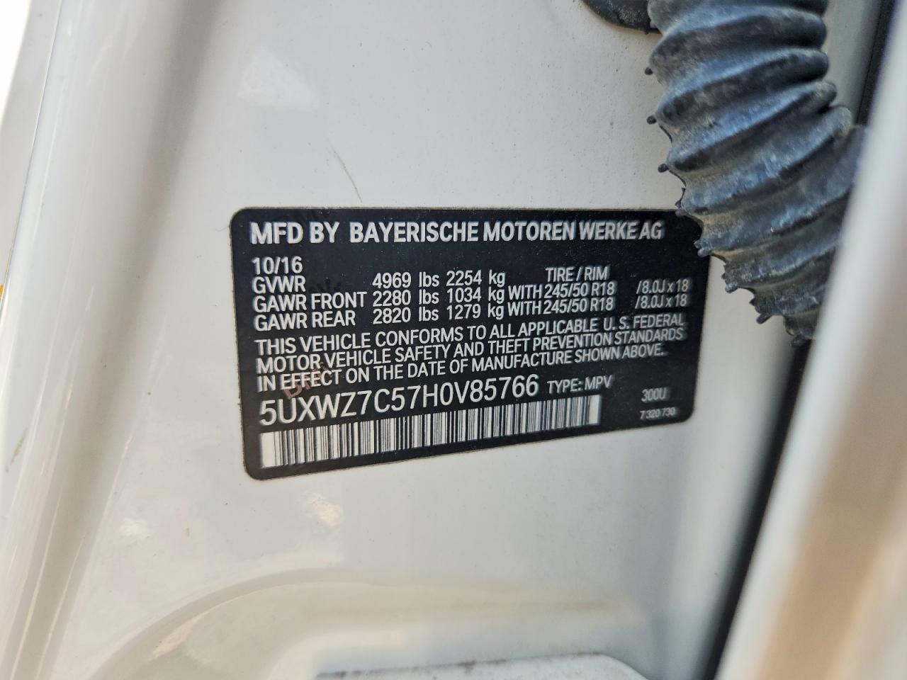 2017 BMW X3 Sdrive28I - zdjęcie 12