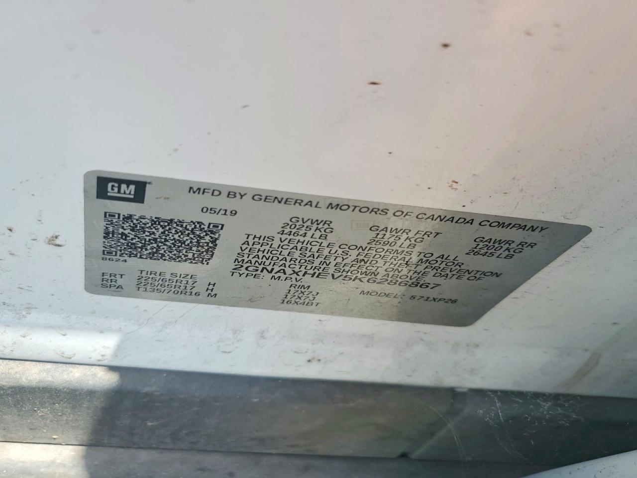 2019 Chevrolet Equinox Ls - zdjęcie 12