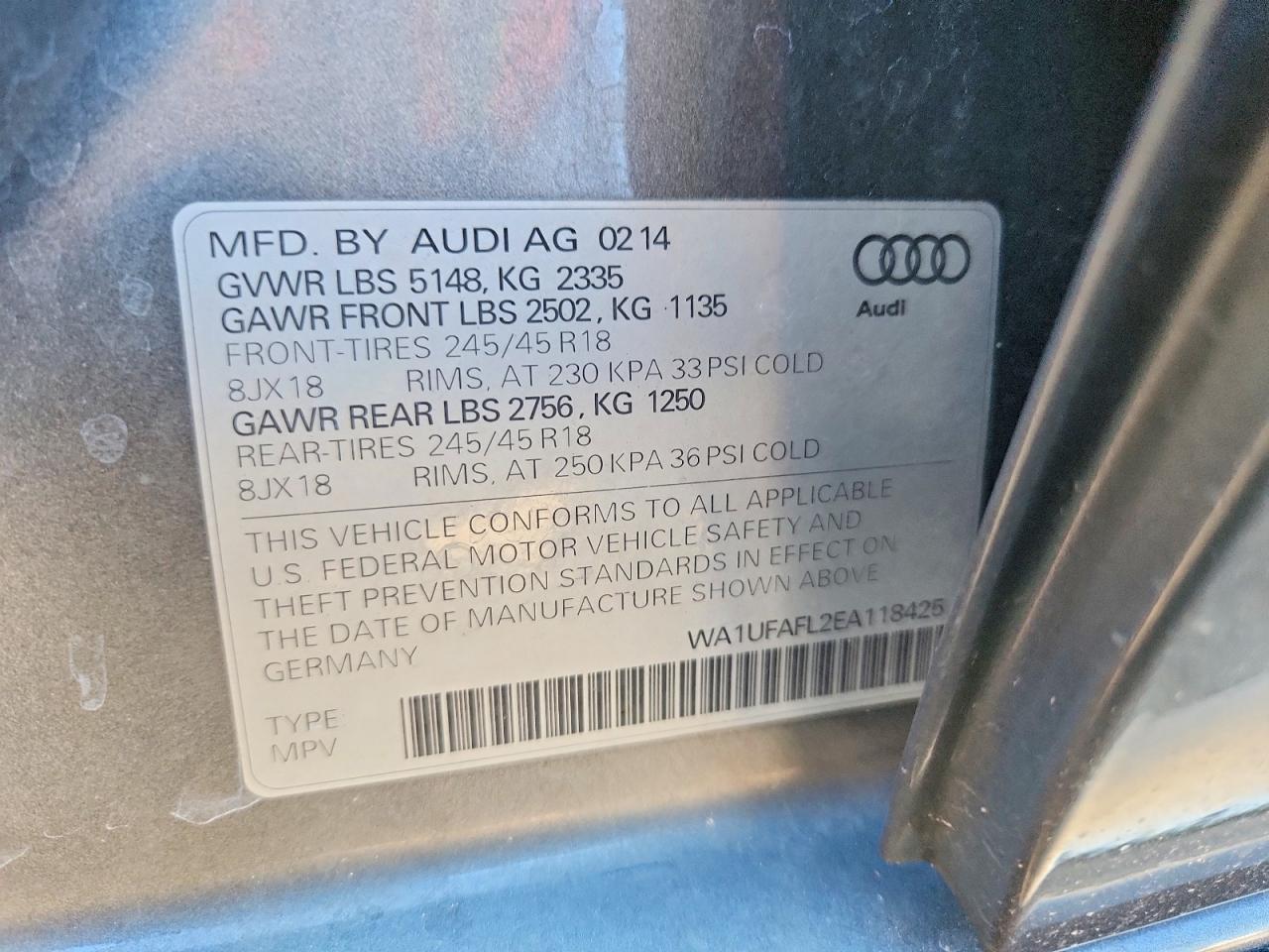 2014 Audi A4 Allroad Premium Plus - zdjęcie 12