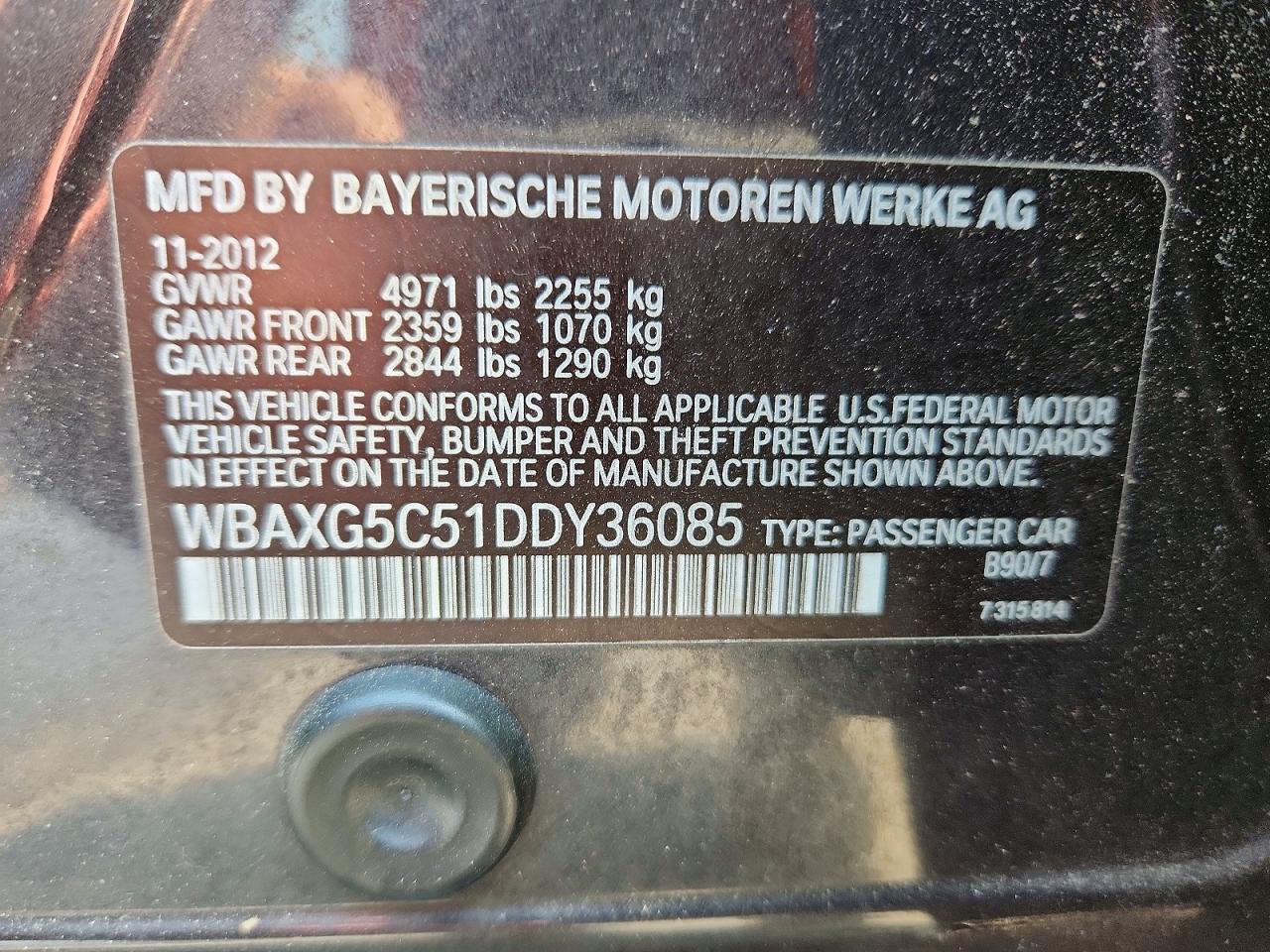 2013 BMW 528 I - zdjęcie 12