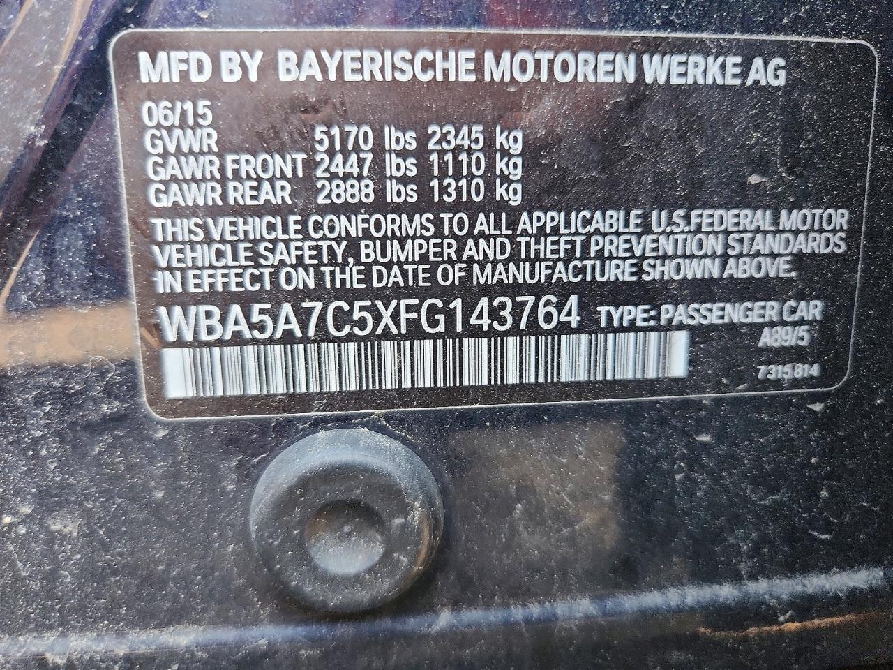 2015 BMW 528 Xi - zdjęcie 12