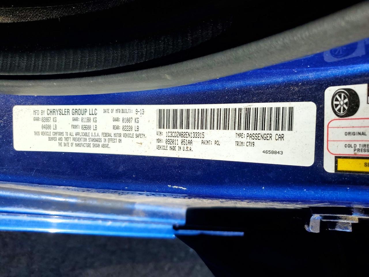 2014 Dodge Avenger Se - zdjęcie 13