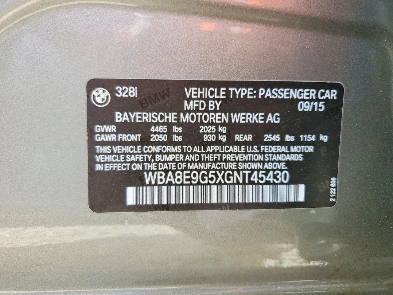 2016 BMW 328 I Sulev - zdjęcie 13