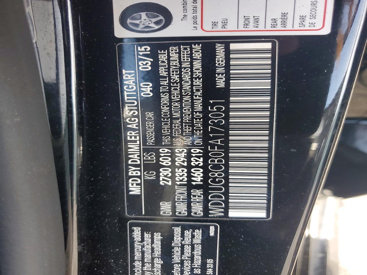2015 Mercedes-Benz S 550 - zdjęcie 13