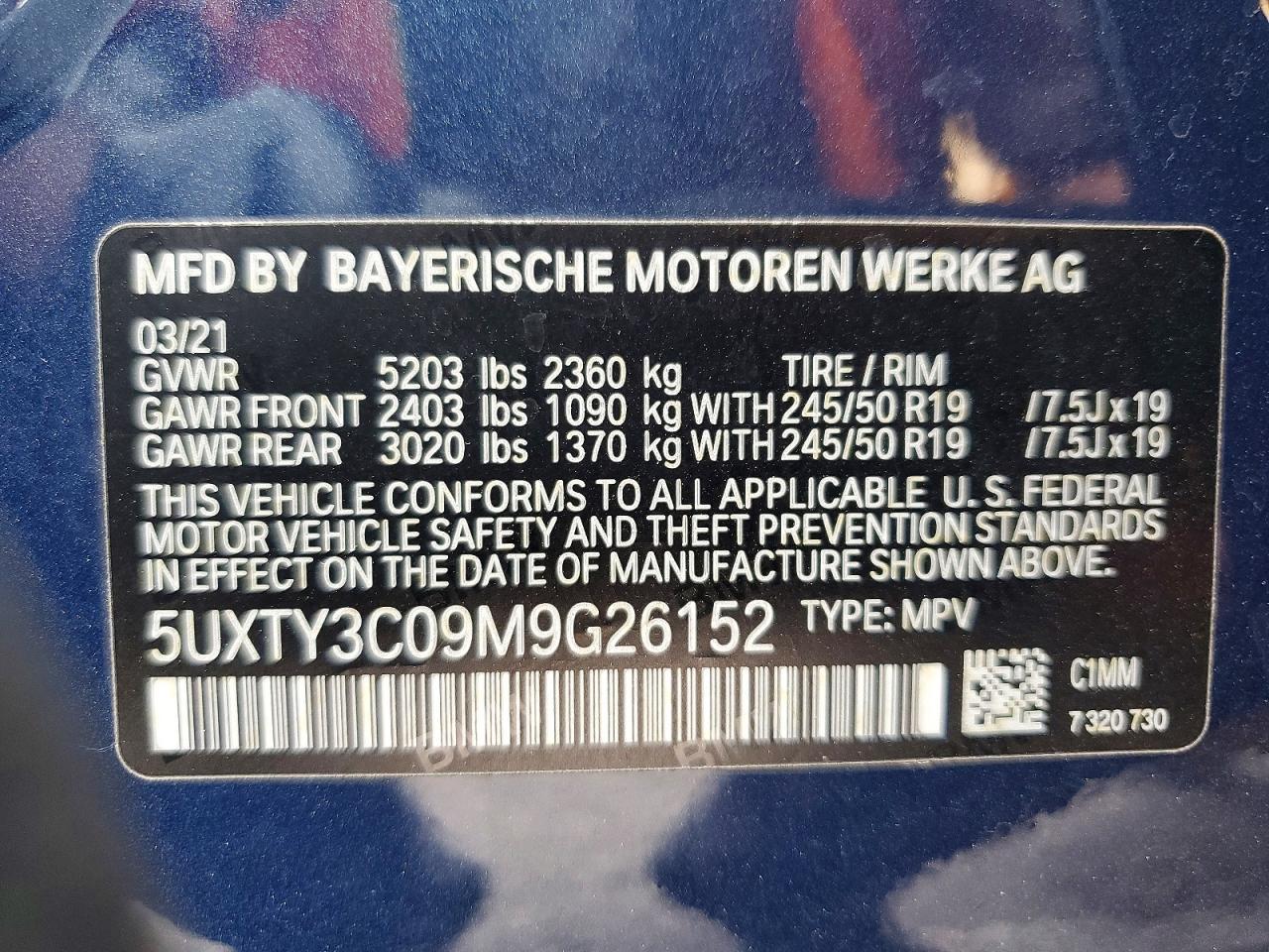 2021 BMW X3 Sdrive30I - zdjęcie 14