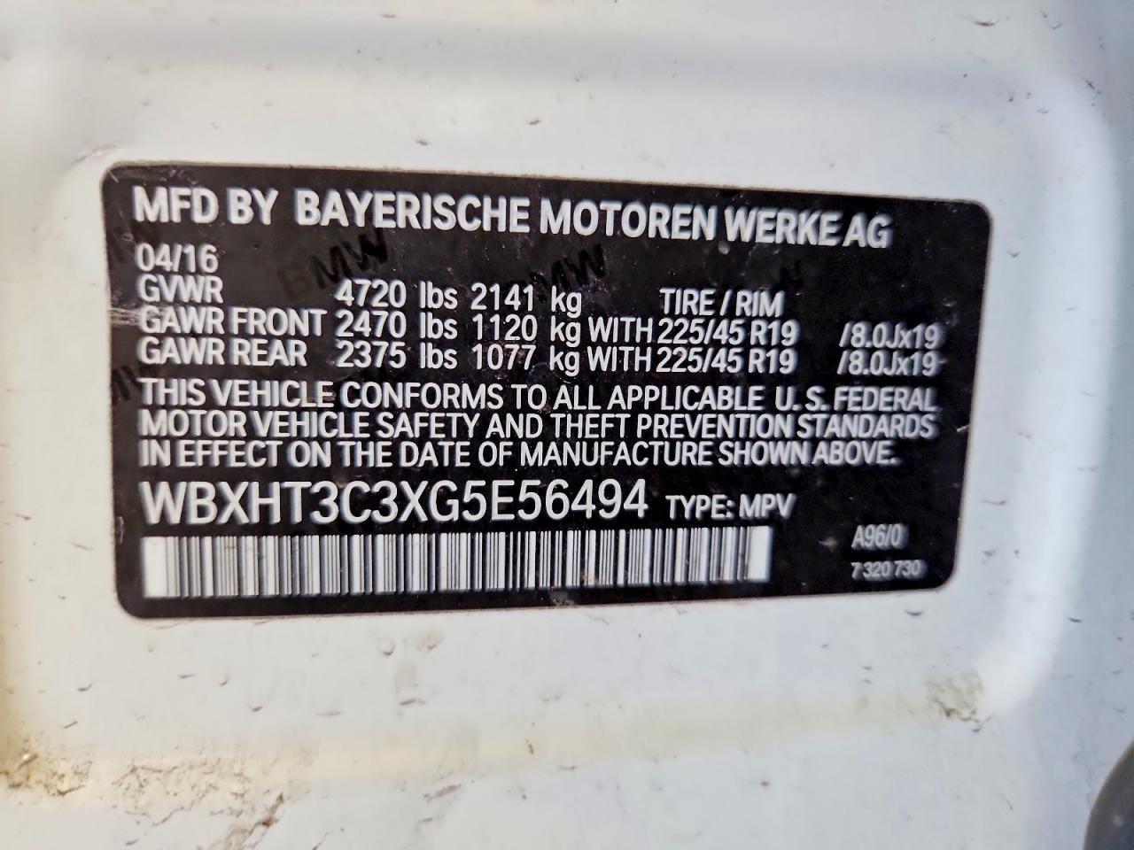 2016 BMW X1 xDrive28I - zdjęcie 12