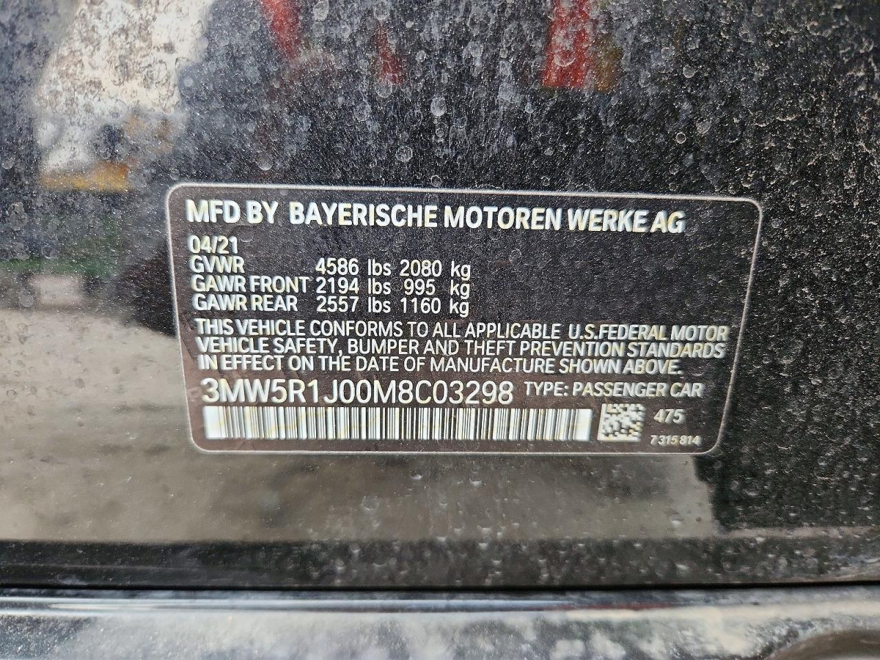 2021 BMW 330I - zdjęcie 12