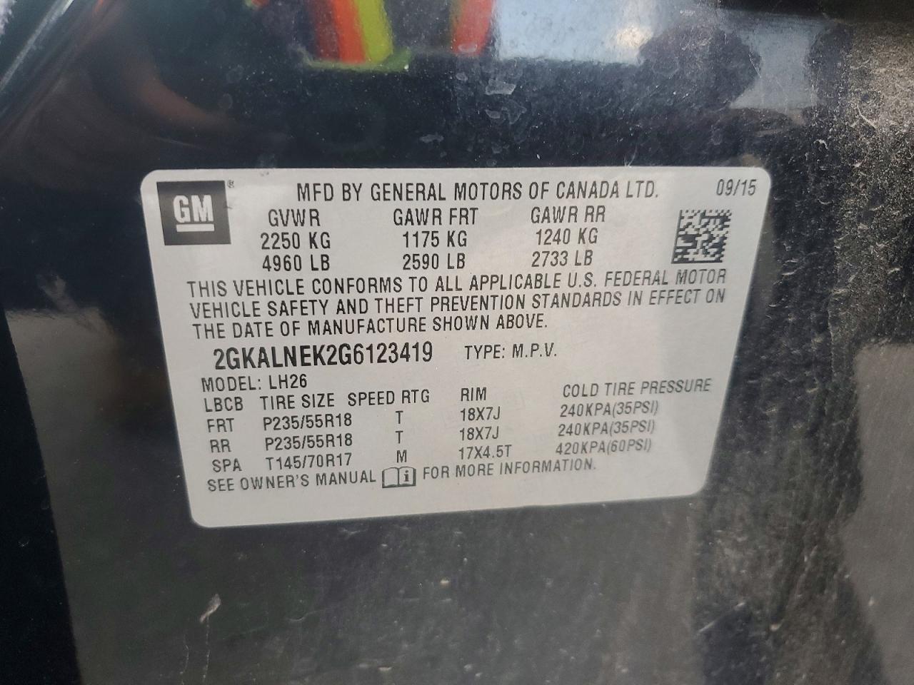 2016 GMC Terrain Sle - zdjęcie 12