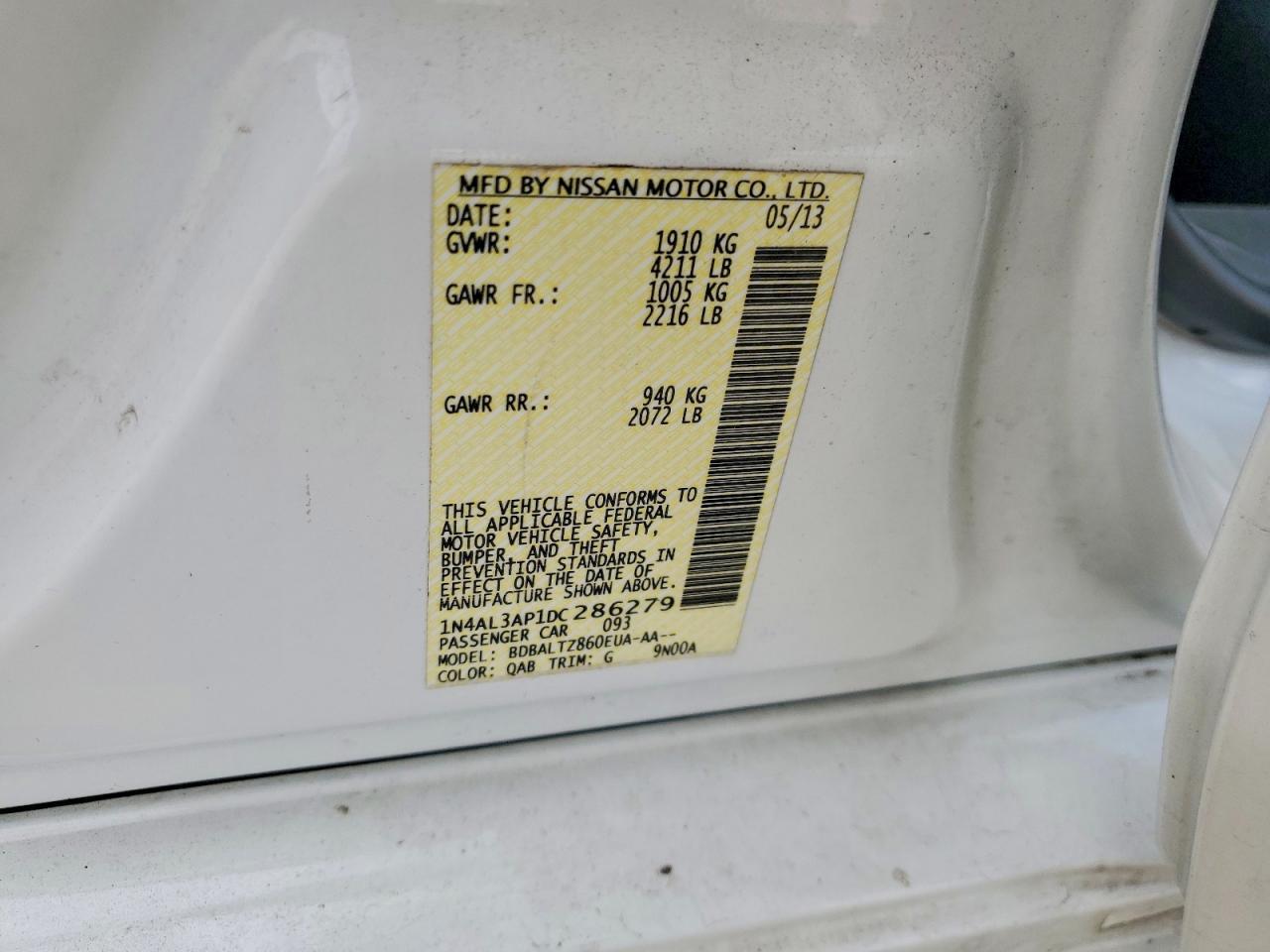 2013 Nissan Altima 2.5 - zdjęcie 12