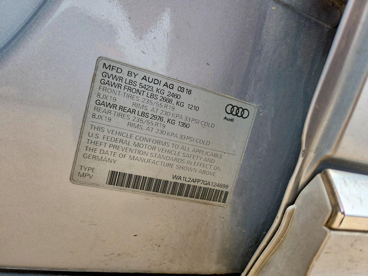 2016 Audi Q5 Premium Plus - zdjęcie 13