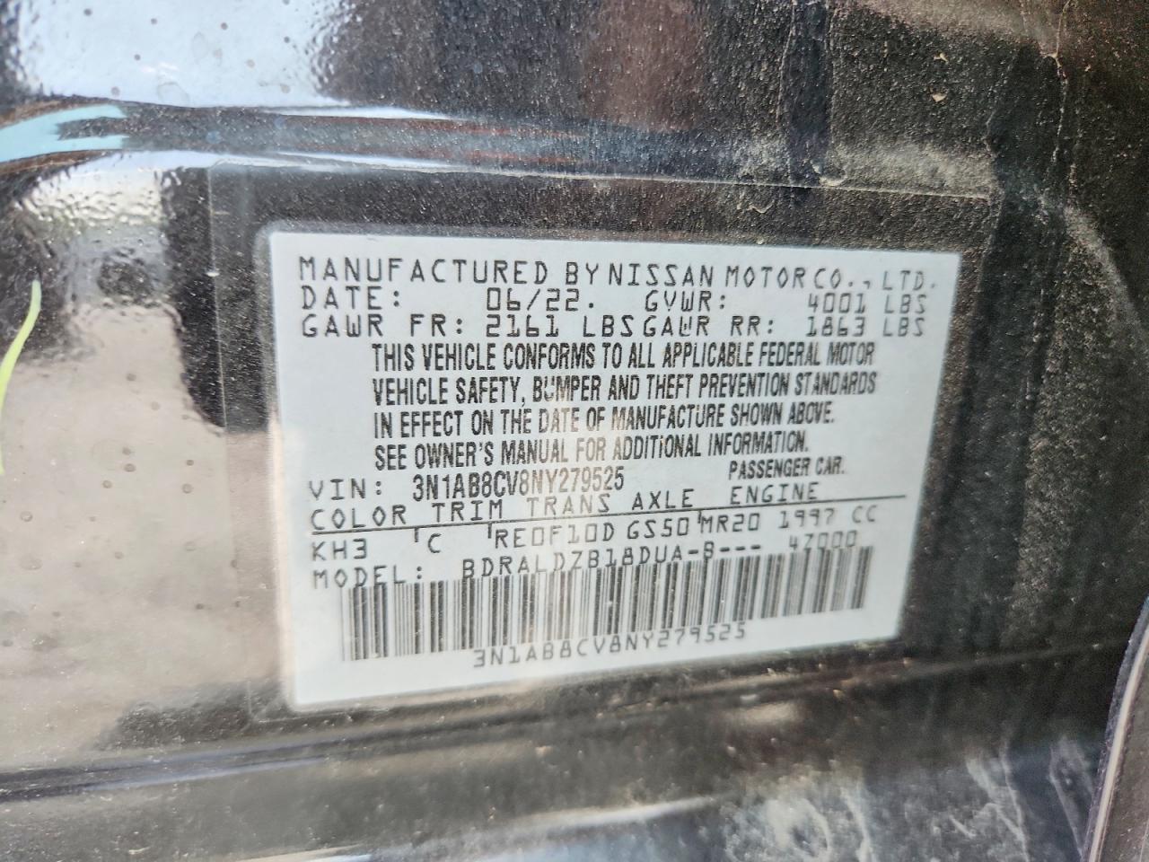 2022 Nissan Sentra Sv - zdjęcie 12