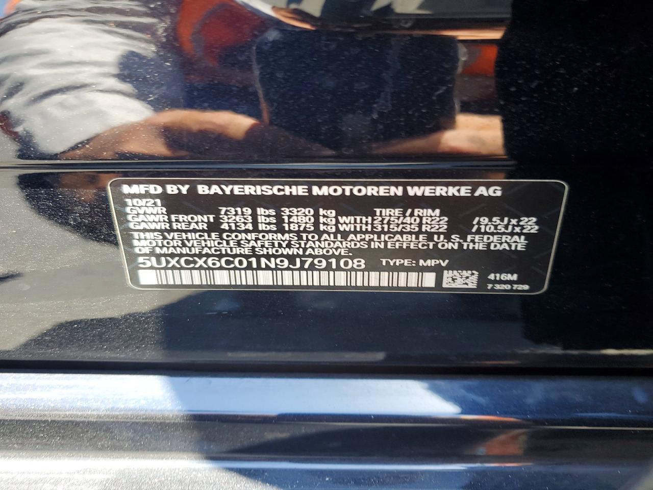 2022 BMW X7 M50I - zdjęcie 14