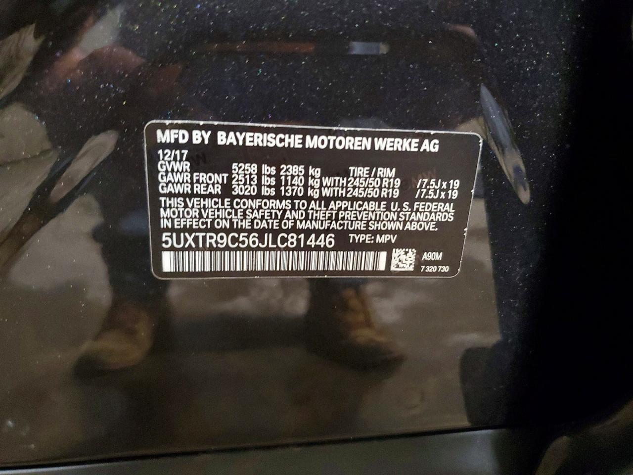2018 BMW X3 xDrive30I - zdjęcie 13