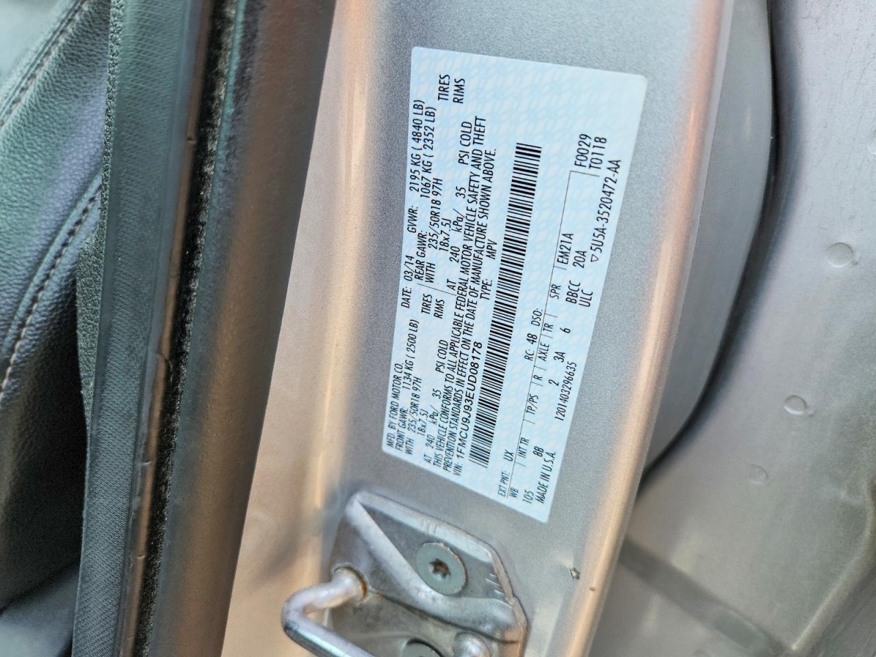2014 Ford Escape Titanium - zdjęcie 13