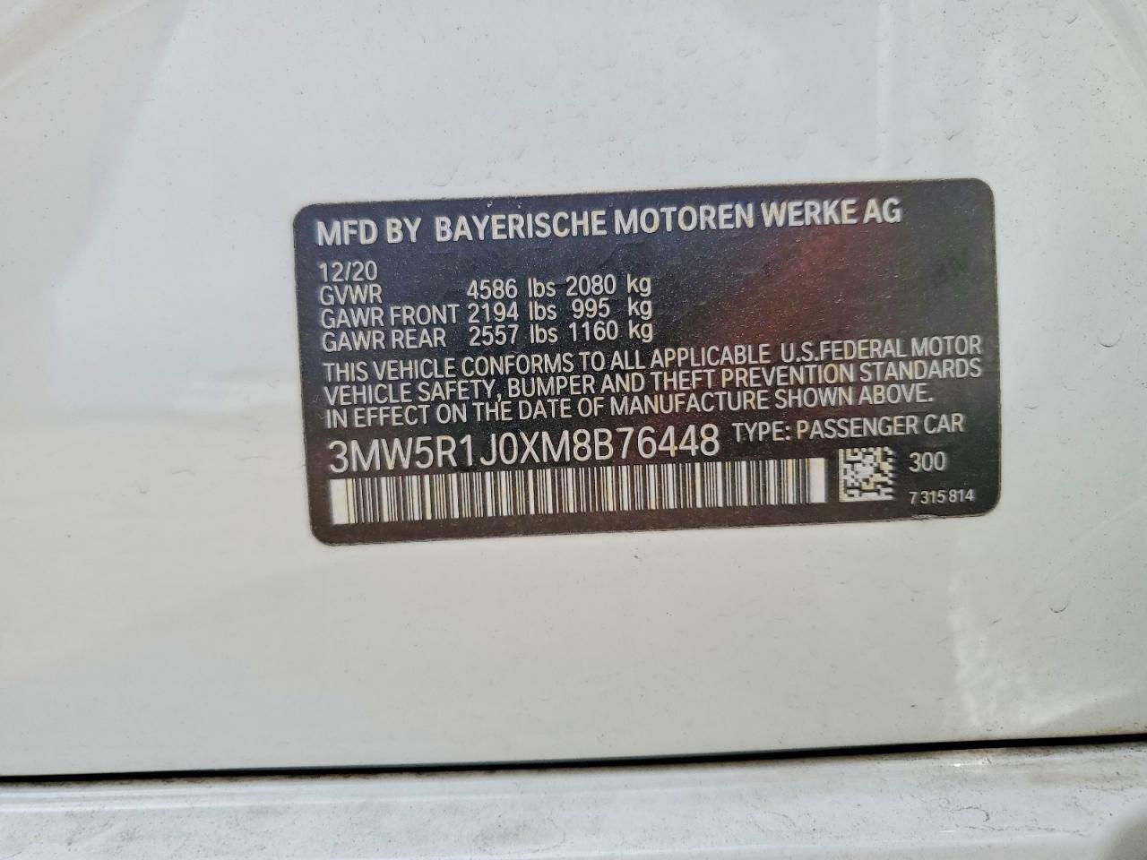 2021 BMW 330I - zdjęcie 13