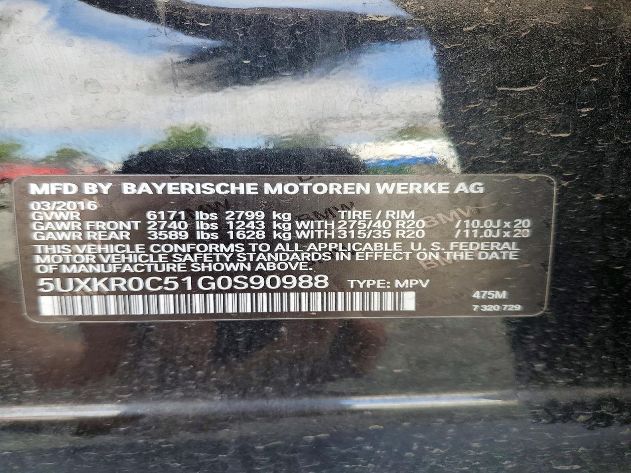 2016 BMW X5 xDrive35I - zdjęcie 13