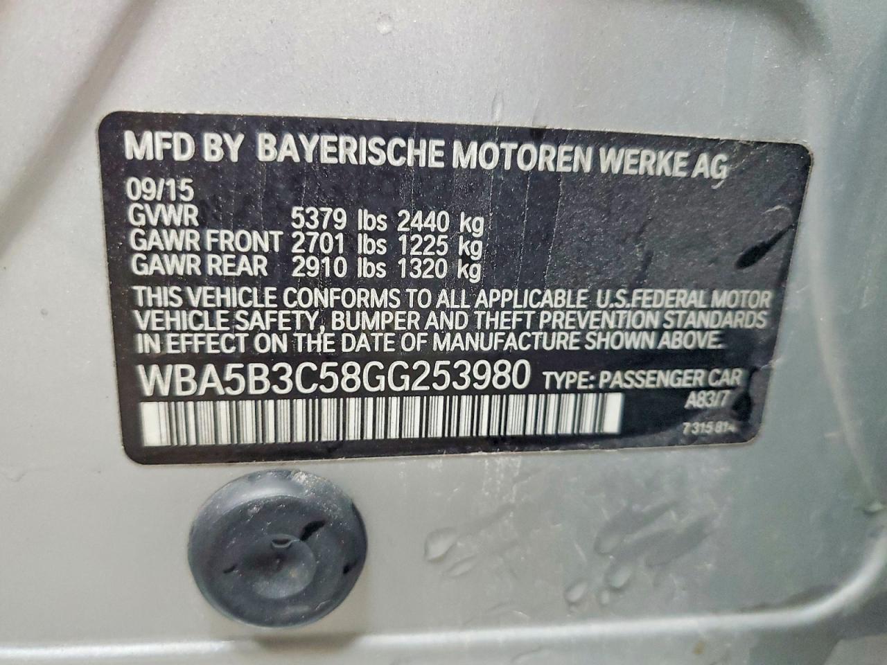 2016 BMW 535 Xi - zdjęcie 12