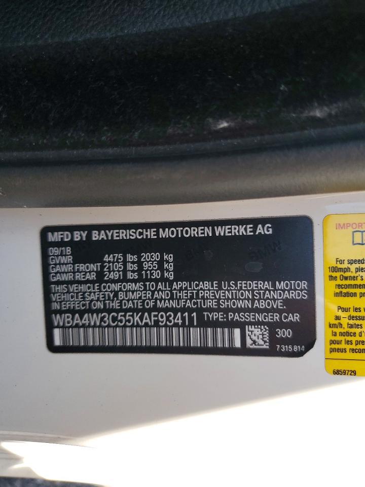 2019 BMW 430I - zdjęcie 12