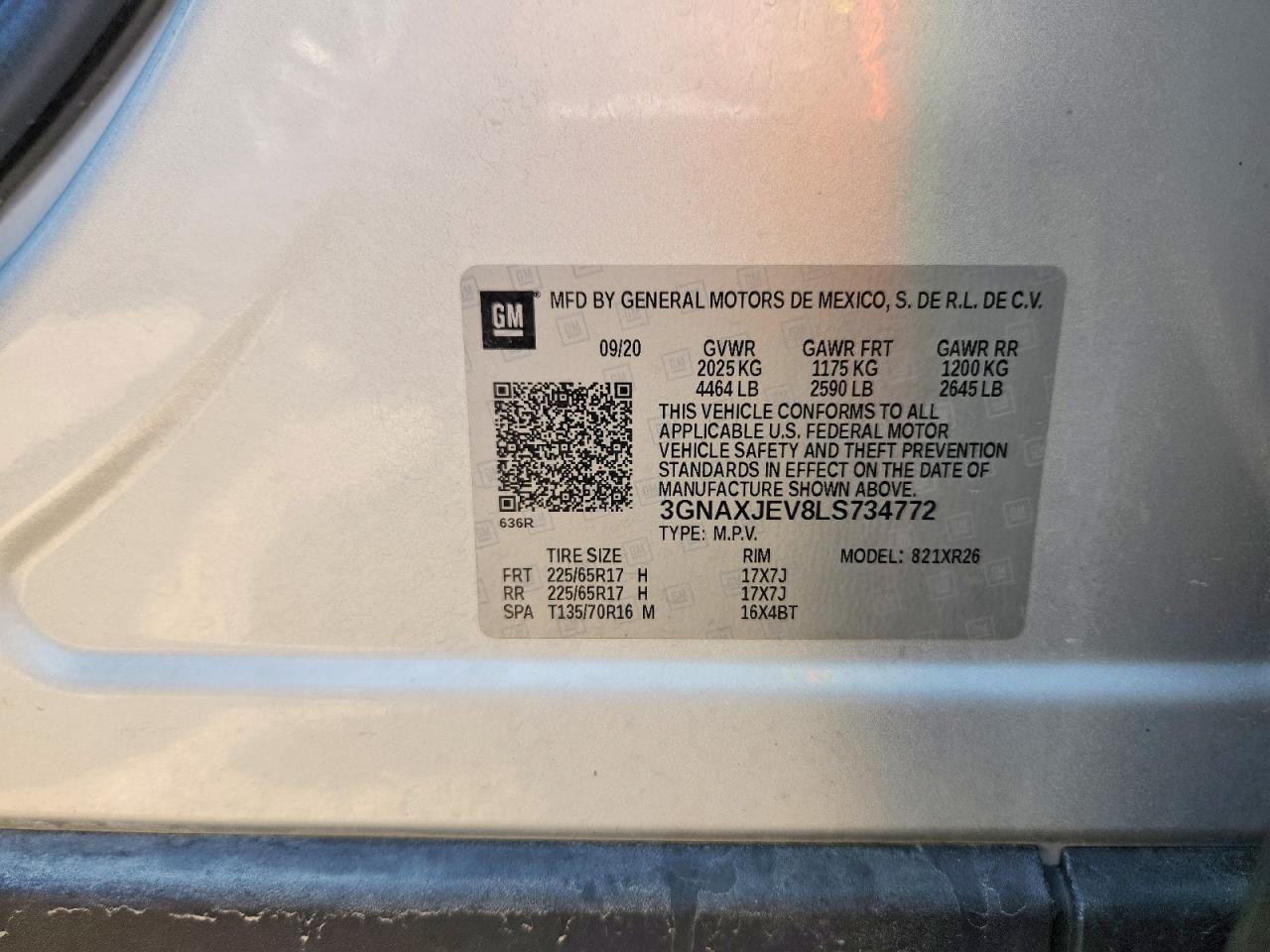 2020 Chevrolet Equinox Lt - zdjęcie 13