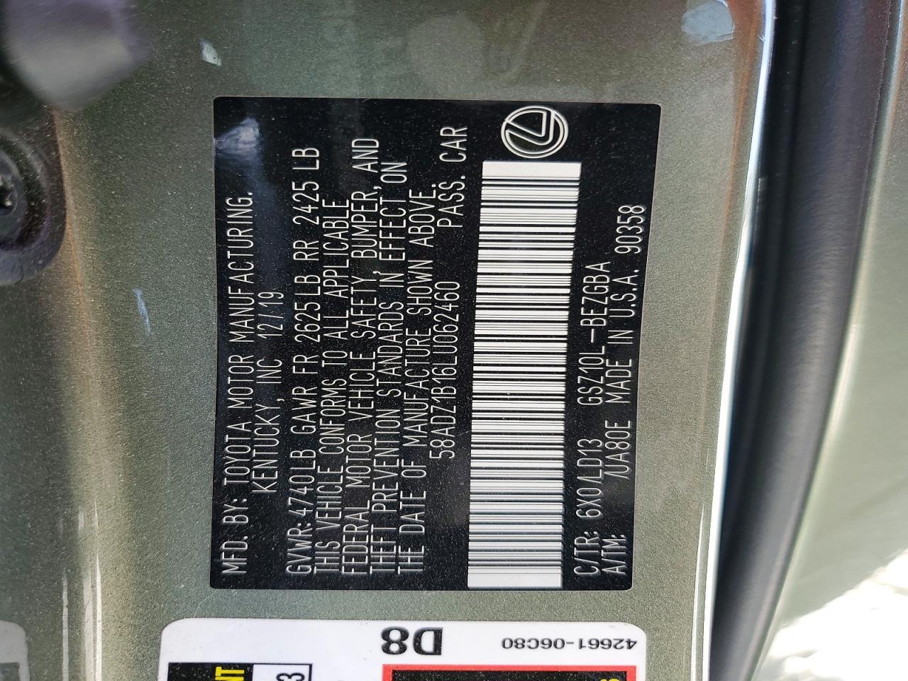 2020 Lexus Es 350 - zdjęcie 14