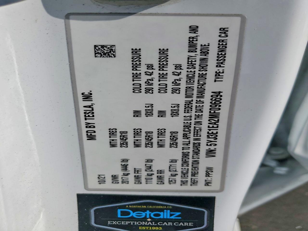 2021 Tesla Model 3 - zdjęcie 13