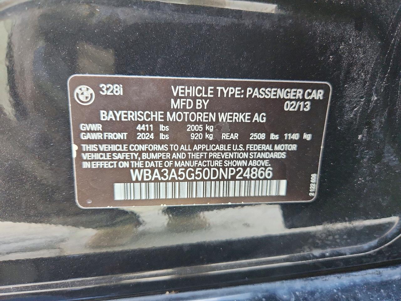 2013 BMW 328 I - zdjęcie 12