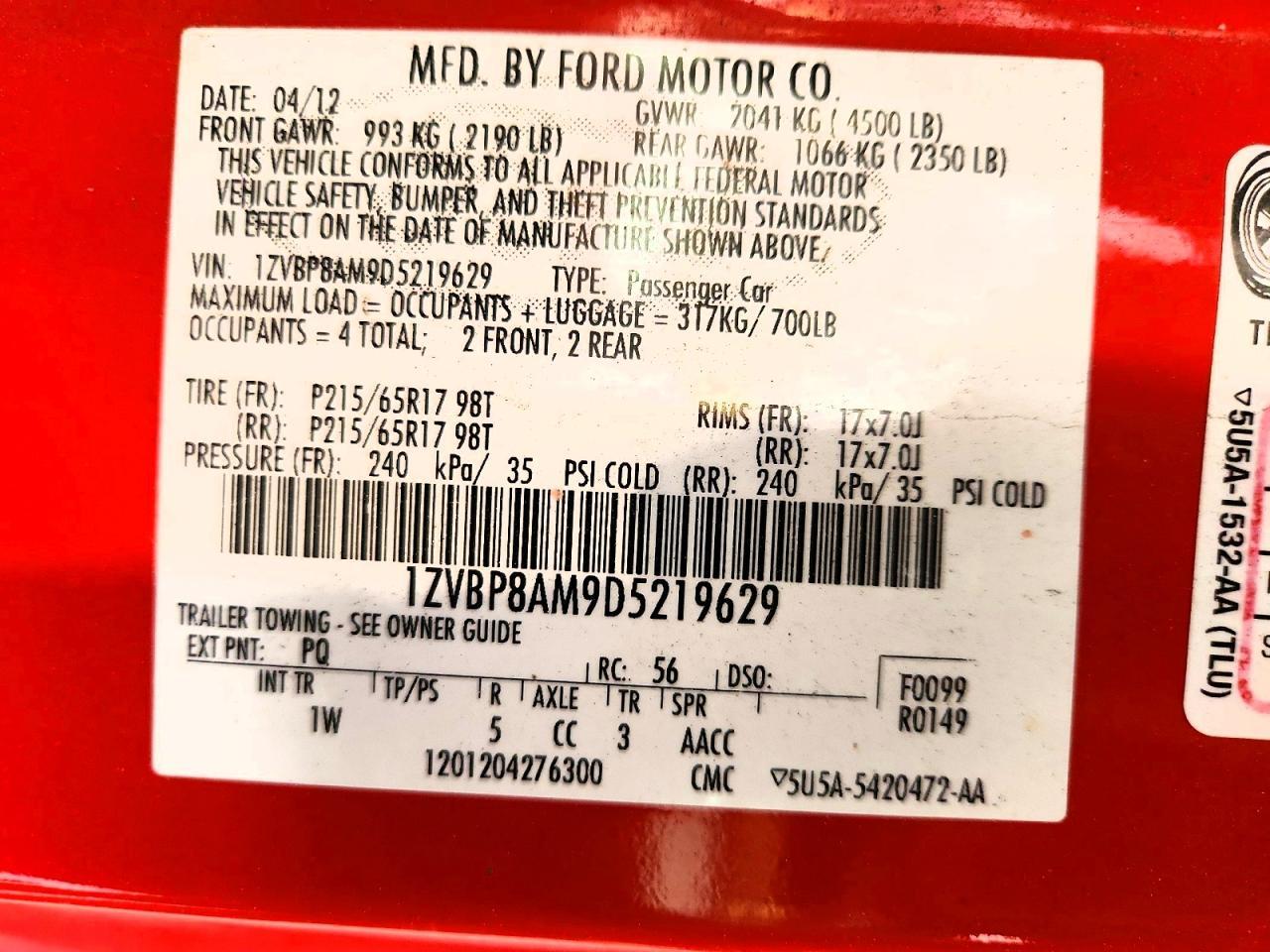 2013 Ford Mustang - zdjęcie 13